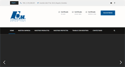 Desktop Screenshot of elementosmetalicos.com